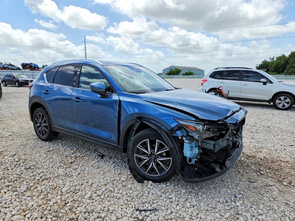 2018 Mazda VIN JM3KFBDM3J0451058 COPART salvage auction — FRONT END, Tx - Salvage Vehicle Title, sold $5,500 on 2026-07-16 (photo 4)