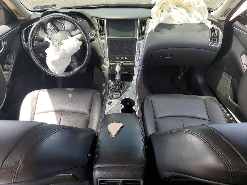 2014 Infiniti Q50 VIN JN1BV7AR3EM701070 COPART salvage auction — FRONT END, Pa - Certificate Of Salvage, sold $975 on 2026-07-07 (photo 8)