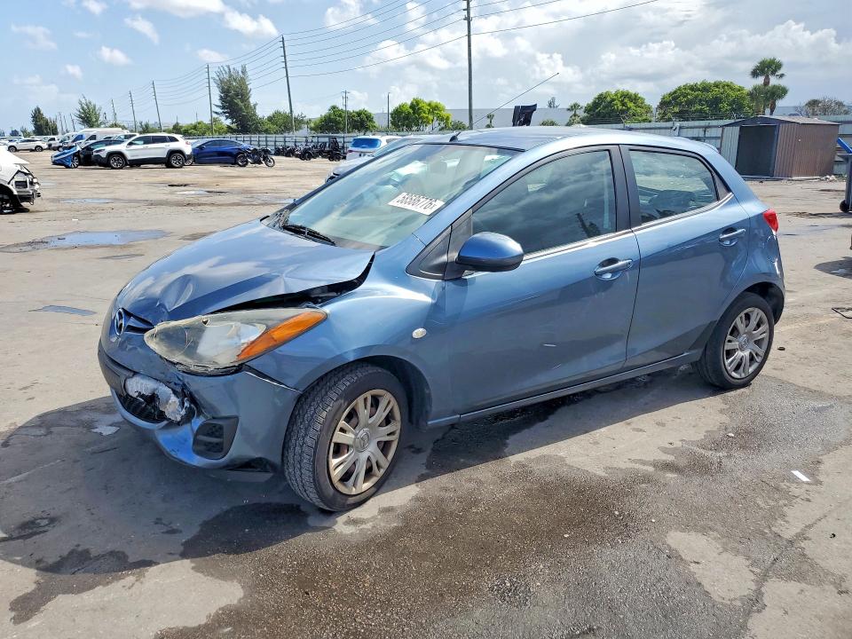 2014 Mazda VIN JM1DE1KZ9E0171826 COPART salvage auction — FRONT END, Fl - Cert Of Title Slvg Rebuildable, sold $1,250 on 2026-07-08 (photo 1)