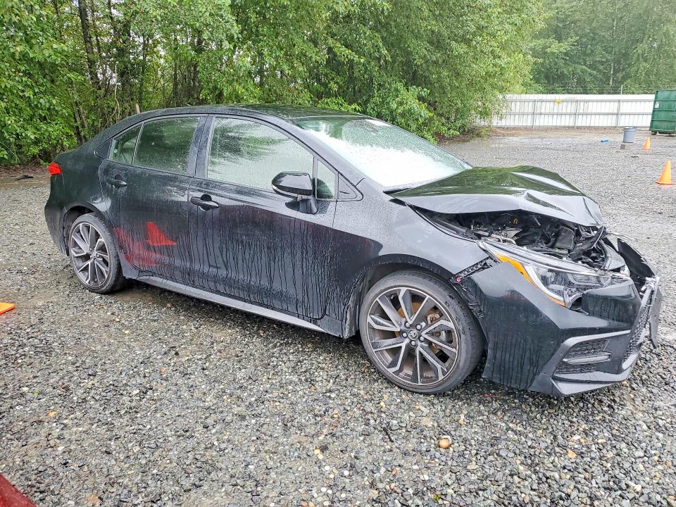 2022 Toyota Corolla VIN JTDS4MCE0NJ088366 COPART salvage auction — FRONT END, Wa - Bill Of Sale, sold $5,300 on 2026-07-06 (photo 4)