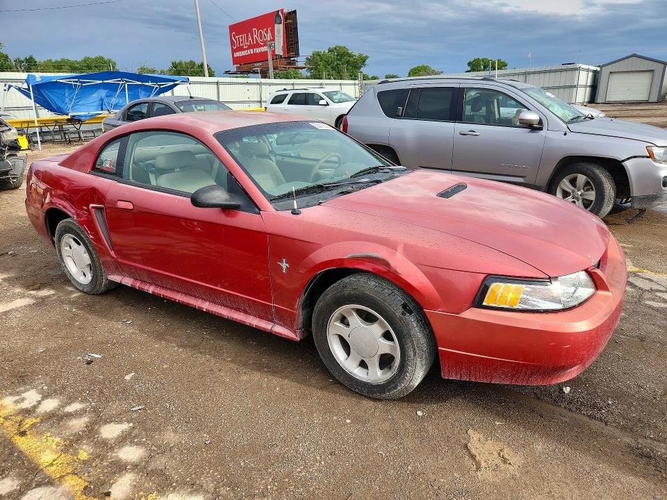 2000 Ford Mustang VIN 1FAFP4045YF103087 COPART salvage auction — REAR END, Ks - Cert Of Title-Salvage, sold $375 on 2026-07-08 (photo 4)
