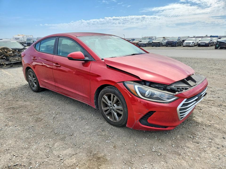 2017 Hyundai Elantra VIN 5NPD84LFXHH016223 COPART salvage auction — FRONT END, Ca - Salvage Certificate, sold $2,850 on 2026-07-02 (photo 4)