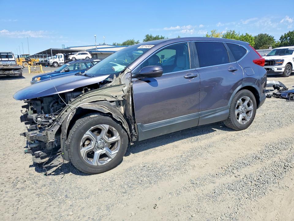 2017 Honda Cr-v VIN 7FARW1H87HE033858 COPART salvage auction — FRONT END, Ca - Salvage Certificate, sold $5,500 on 2026-07-09 (photo 1)