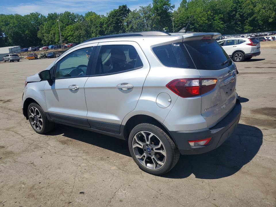 2019 Ford Ecosport VIN MAJ6S3JLXKC290740 COPART salvage auction — FRONT END, Ny - Mv-907A Salvage Certificate, sold $1,500 on 2026-07-09 (photo 2)