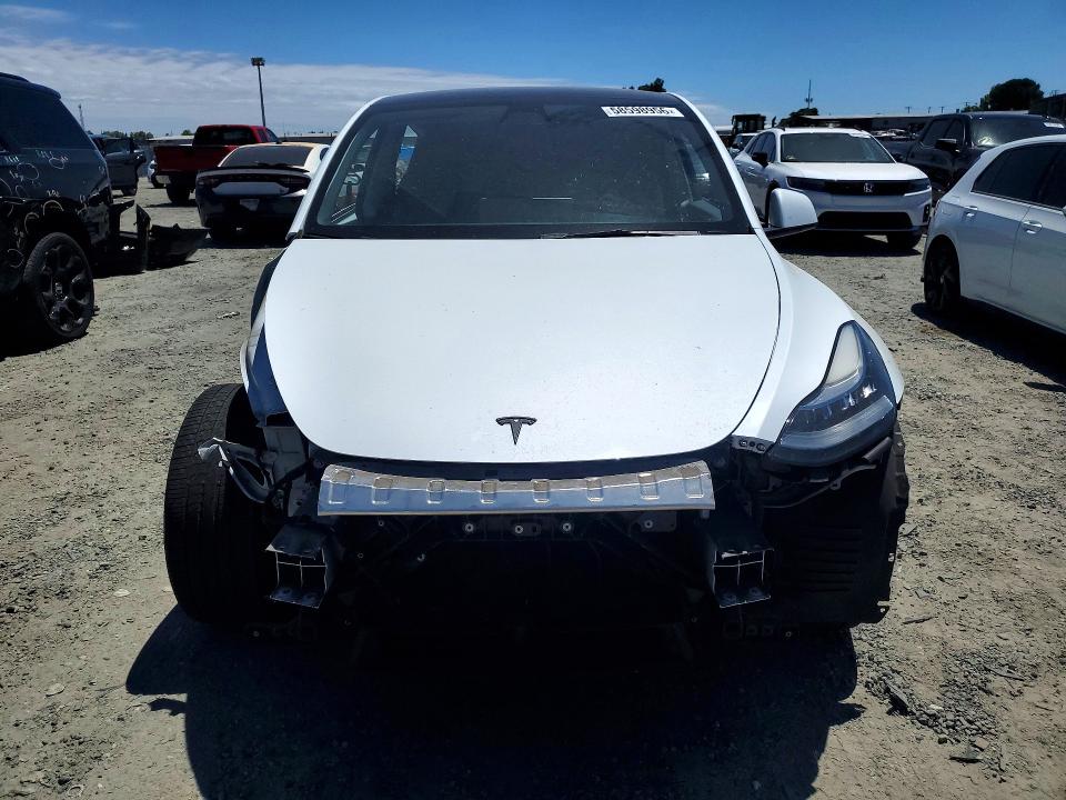 2022 Tesla Model y VIN 7SAYGAEE4NF433471 COPART salvage auction — REAR END, Ca - Salvage Certificate, sold $12,100 on 2026-07-07 (photo 5)