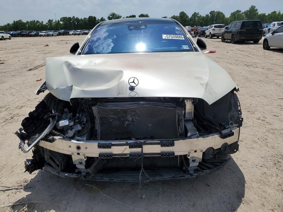 2021 Mercedes-benz S-klasse VIN W1K6G7GBXMA027329 COPART salvage auction — FRONT END, Tx - Salvage Vehicle Title, sold $17,400 on 2026-07-28 (photo 5)