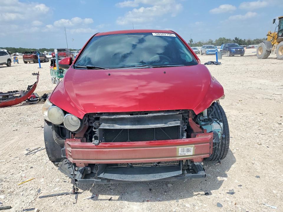 2012 Chevrolet VIN 1G1JC6SH6C4182357 COPART salvage auction — FRONT END, Tx - Salvage Vehicle Title, sold $725 on 2026-07-02 (photo 5)