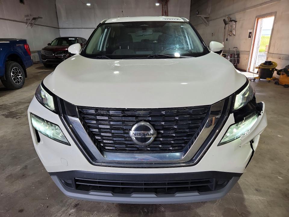 2021 Nissan Rogue VIN JN8AT3BB8MW207125 COPART salvage auction — FRONT END, Mi - Certificate Of Title, sold $3,750 on 2026-07-10 (photo 5)