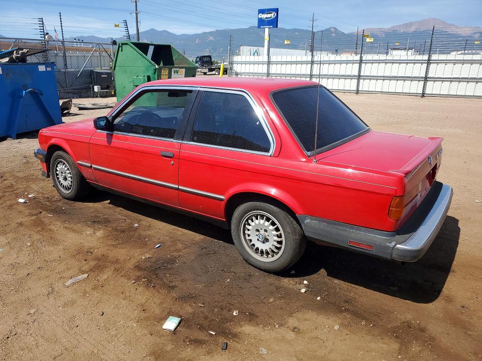 1986 BMW 3 series VIN WBAAB5401G9687207 COPART salvage auction — SIDE, Co - Certificate Of Title, sold $5,900 on 2026-07-20 (photo 2)