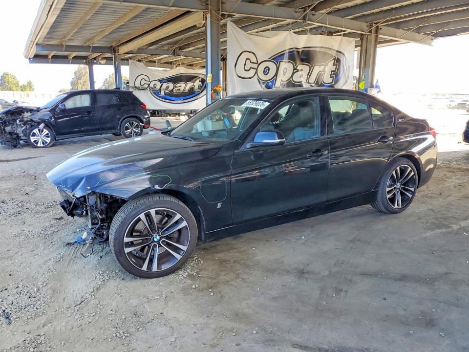 2018 BMW 3er VIN WBA8E1C59JA178631 COPART salvage auction — FRONT END, Ca - Salvage Certificate, sold $3,650 on 2026-07-16 (photo 1)