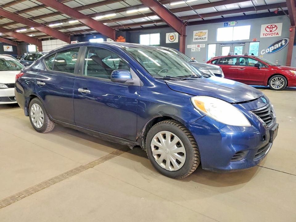 2012 Nissan Versa VIN 3N1CN7AP7CL815289 COPART salvage auction — REAR END, Vt - Certificate Of Title (P), sold $900 on 2026-07-23 (photo 4)