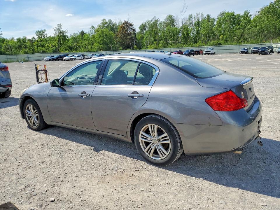 2012 Infiniti G VIN JN1CV6AR0CM675796 COPART salvage auction — MECHANICAL, Nj - Certificate Of Title, sold $425 on 2026-07-20 (photo 2)