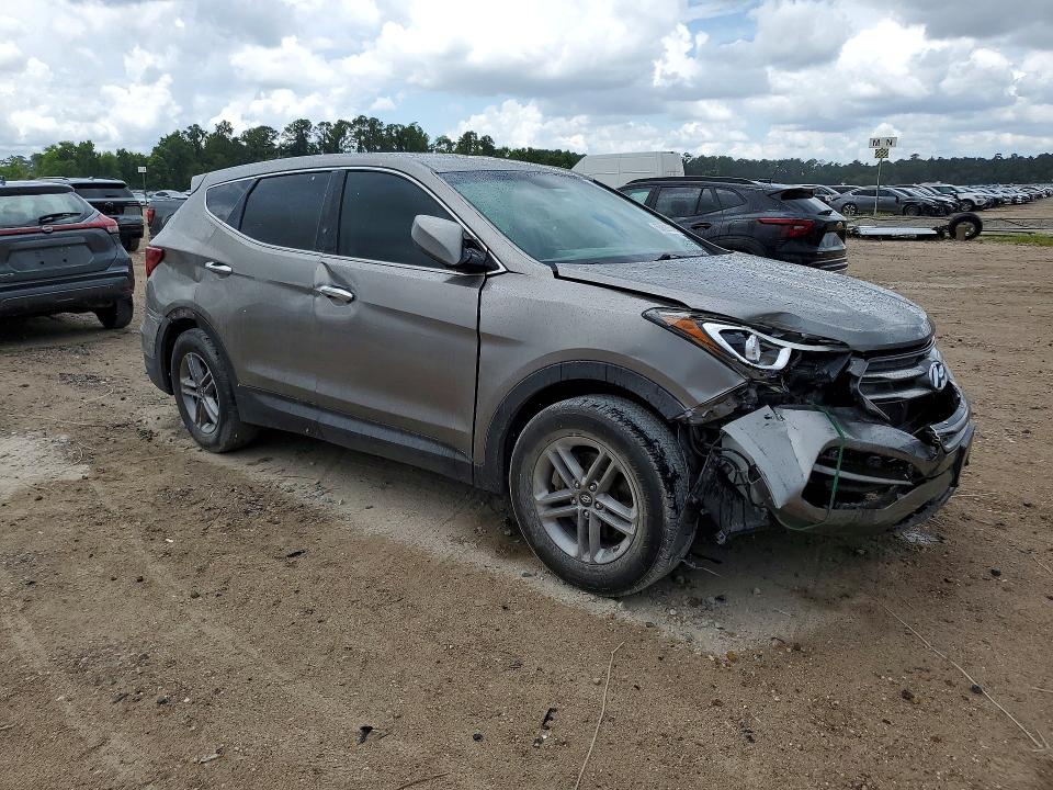 2017 Hyundai Santa fe VIN 5XYZT3LB6HG428108 COPART salvage auction — FRONT END, Tx - Salvage Vehicle Title, sold $2,100 on 2026-07-14 (photo 4)