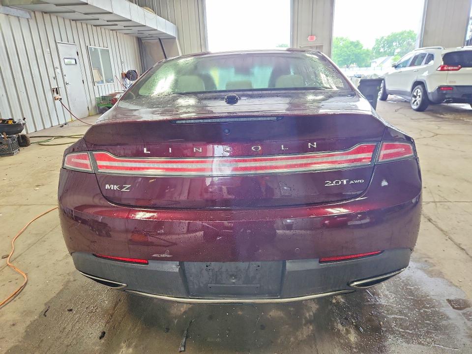 2017 Lincoln Mkz VIN 3LN6L5D9XHR655765 COPART salvage auction — FRONT END, Wi - Certificate Of Title, sold $1,750 on 2026-07-20 (photo 6)
