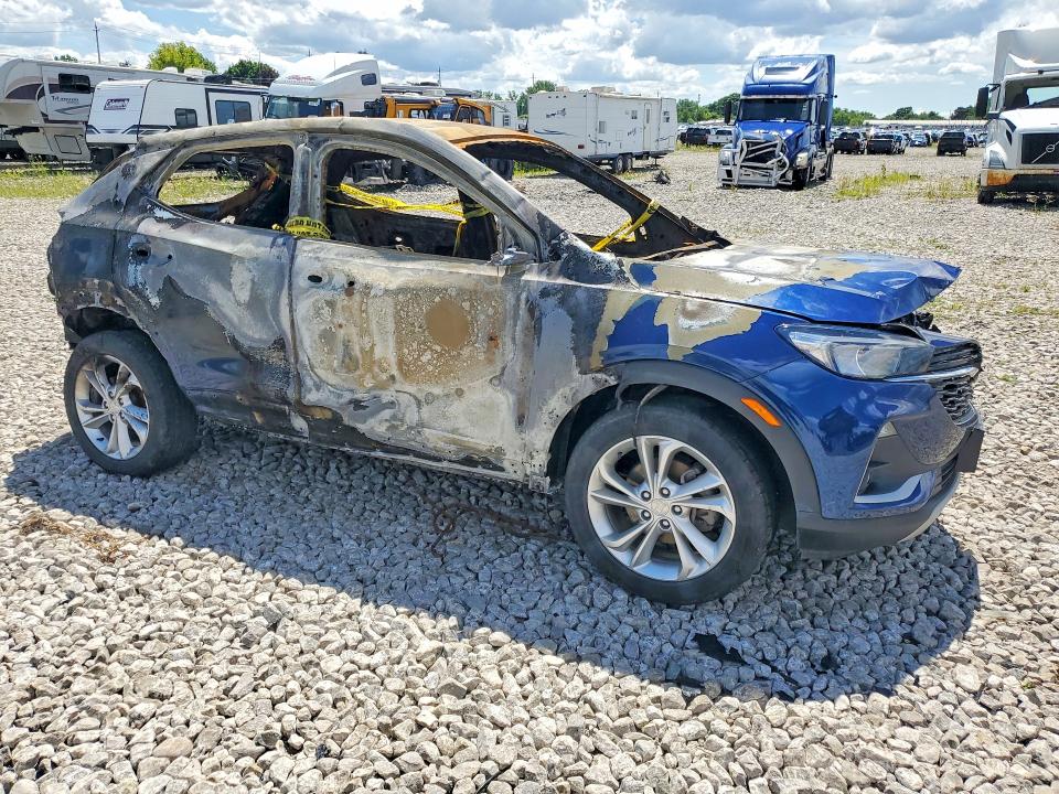 2022 Buick Encore VIN KL4MMCSL1NB128798 COPART salvage auction — BURN, ON - PERMIT IRREPAIRABLE, sold $150 on 2026-07-16 (photo 4)