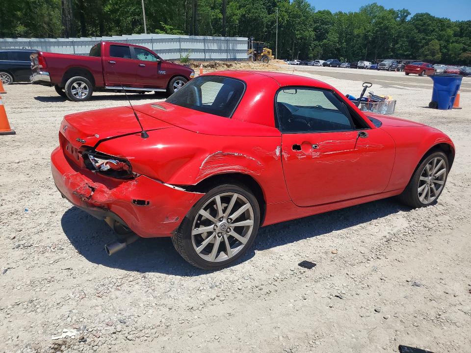 2008 Mazda Mx-5 VIN JM1NC26F880149644 COPART salvage auction — REAR END, NC - SALVAGE CERTIFICATE OF TITLE, sold $1,350 on 2026-07-31 (photo 3)