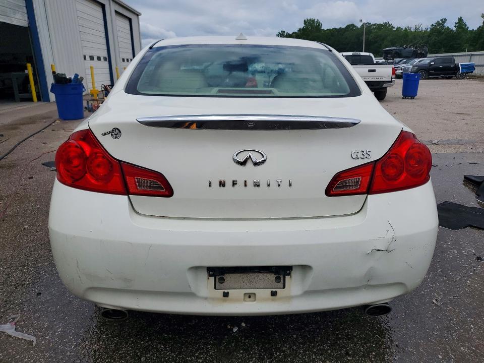 2007 Infiniti G VIN JNKBV61E37M725908 COPART salvage auction — SIDE, AL - CERT OF TITLE-SALVAGE TITLE, sold $350 on 2026-07-30 (photo 6)