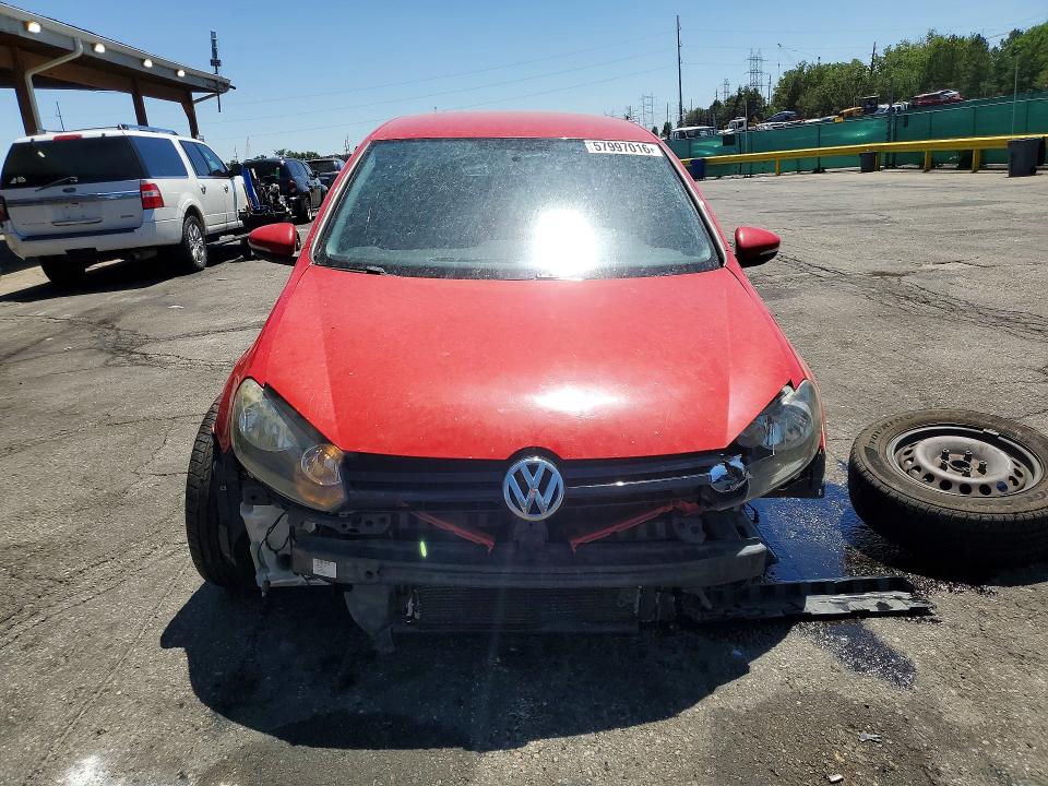 2010 Volkswagen Golf VIN WVWDB7AJ7AW090256 COPART salvage auction — FRONT END, CO - PUBLIC - SALVAGE TITLE (P), sold $275 on 2026-07-23 (photo 5)