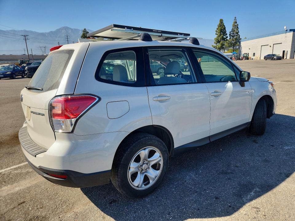 2018 Subaru Forester VIN JF2SJAAC9JH617017 COPART salvage auction — SIDE, Ca - Salvage Certificate, sold $950 on 2026-07-02 (photo 3)