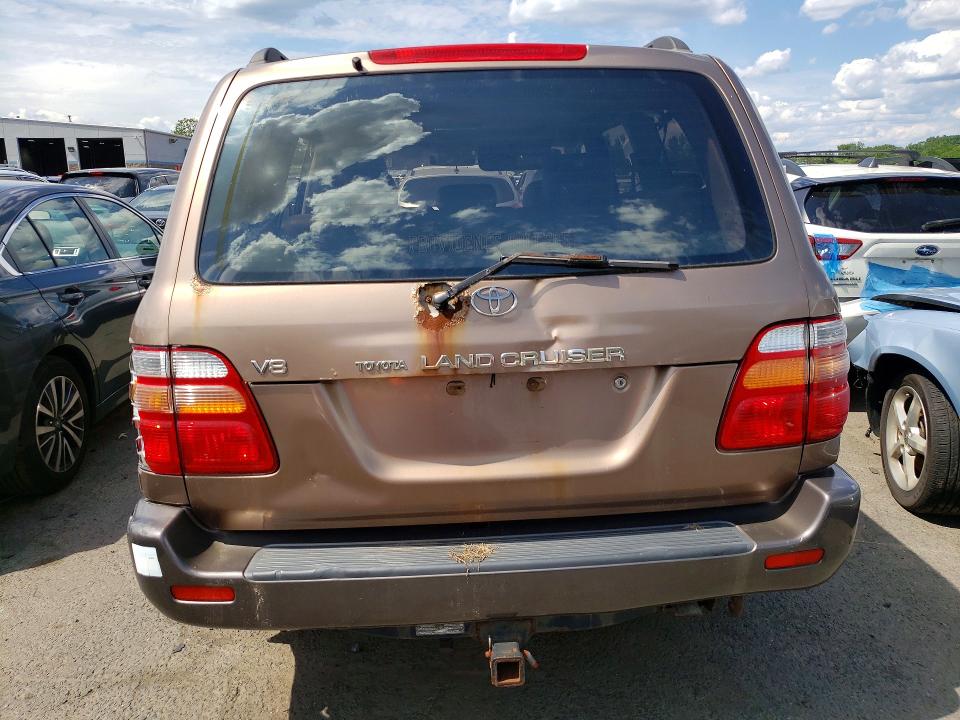 2000 Toyota Land cruiser VIN JT3HT05J9Y0097047 COPART salvage auction — SIDE, Ct - Certificate Of Title, sold $975 on 2026-07-07 (photo 6)