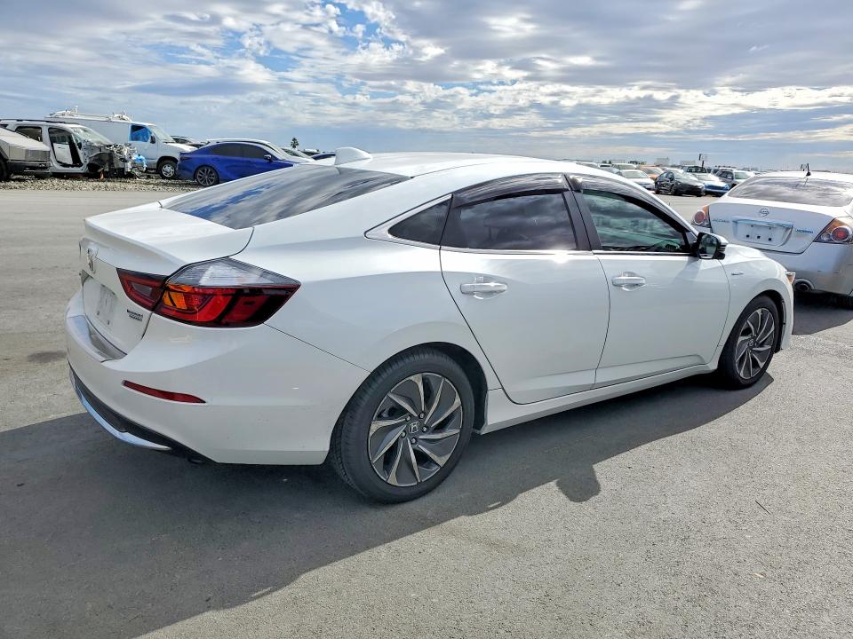 2020 Honda Insight VIN 19XZE4F96LE010601 COPART salvage auction — SIDE, CA - SALVAGE CERTIFICATE, sold $7,300 on 2026-09-14 (photo 3)