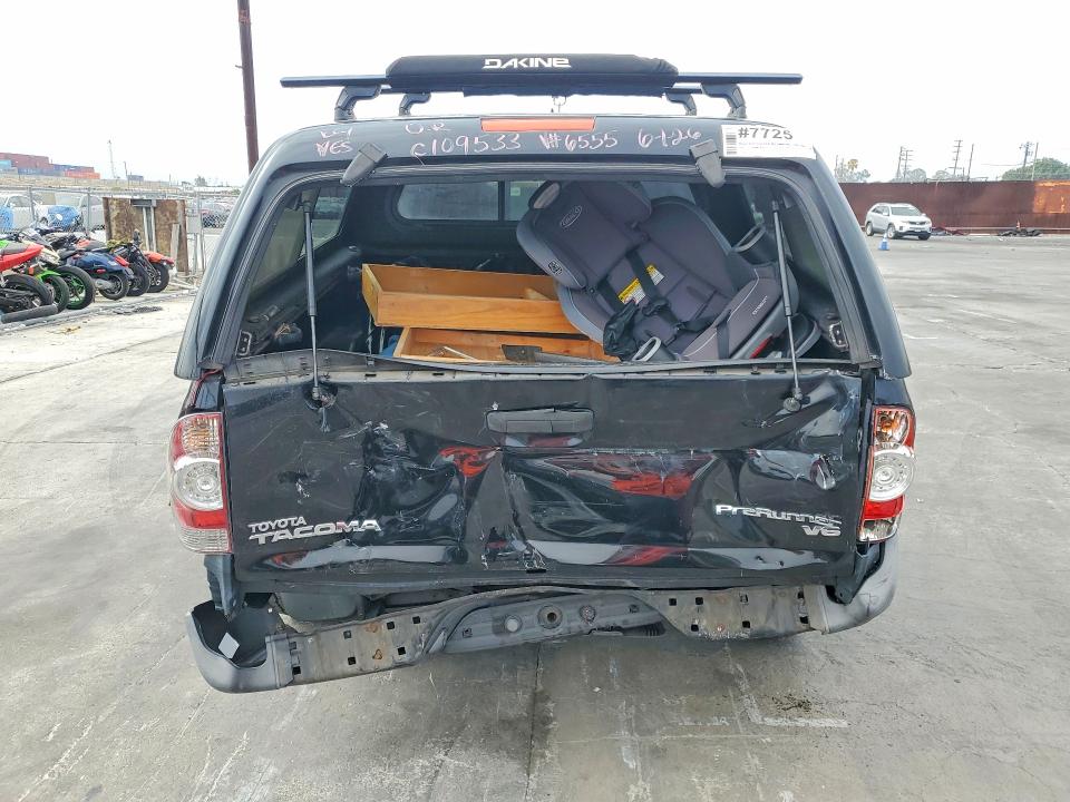 2014 Toyota Tacoma VIN 5TFJU4GN4EX056555 COPART salvage auction — REAR END, Ca - Salvage Certificate, sold $5,600 on 2026-07-16 (photo 6)