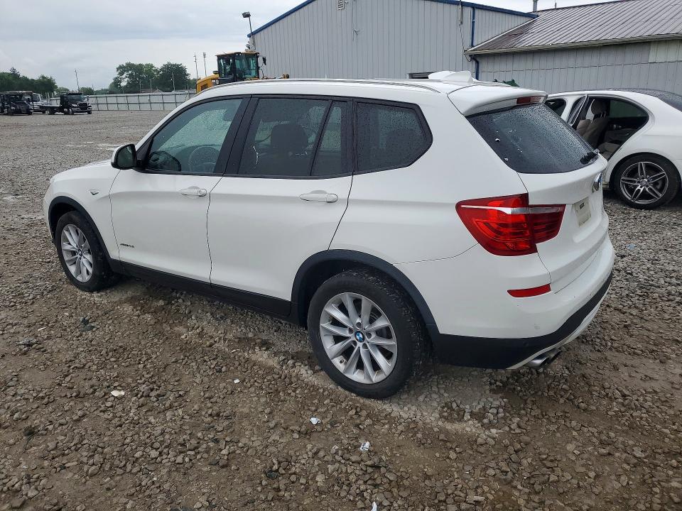 2016 BMW X3 VIN 5UXWX9C59G0D85510 COPART salvage auction — MINOR DENT/SCRATCHES, Fl - Certificate Of Title, sold $725 on 2026-07-24 (photo 2)