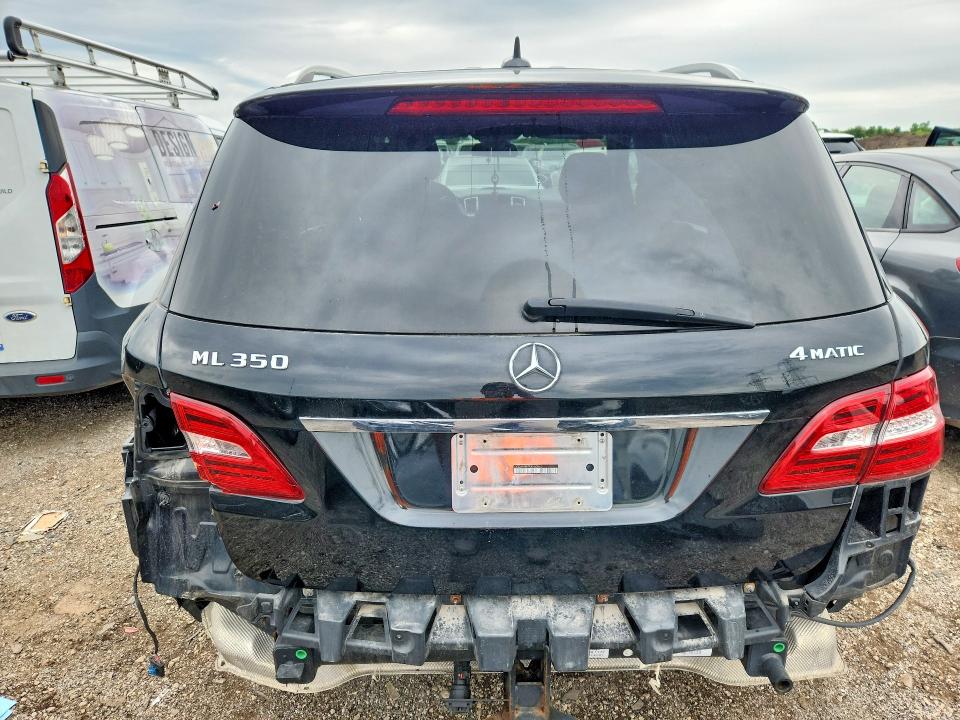 2015 Mercedes-benz M-klasse VIN 4JGDA5HB9FA550863 COPART salvage auction — REAR END, IL - SALVAGE CERTIFICATE, sold $7,800 on 2026-07-28 (photo 6)