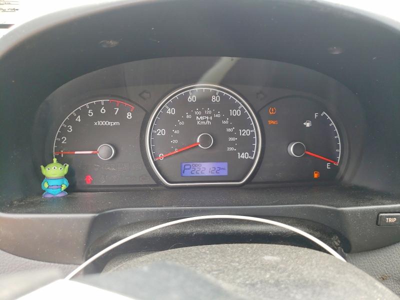 2009 Hyundai Elantra VIN KMHDU46D39U777328 COPART salvage auction — FRONT END, Va - Cert Of Title - Salvage, sold $200 on 2026-07-06 (photo 9)