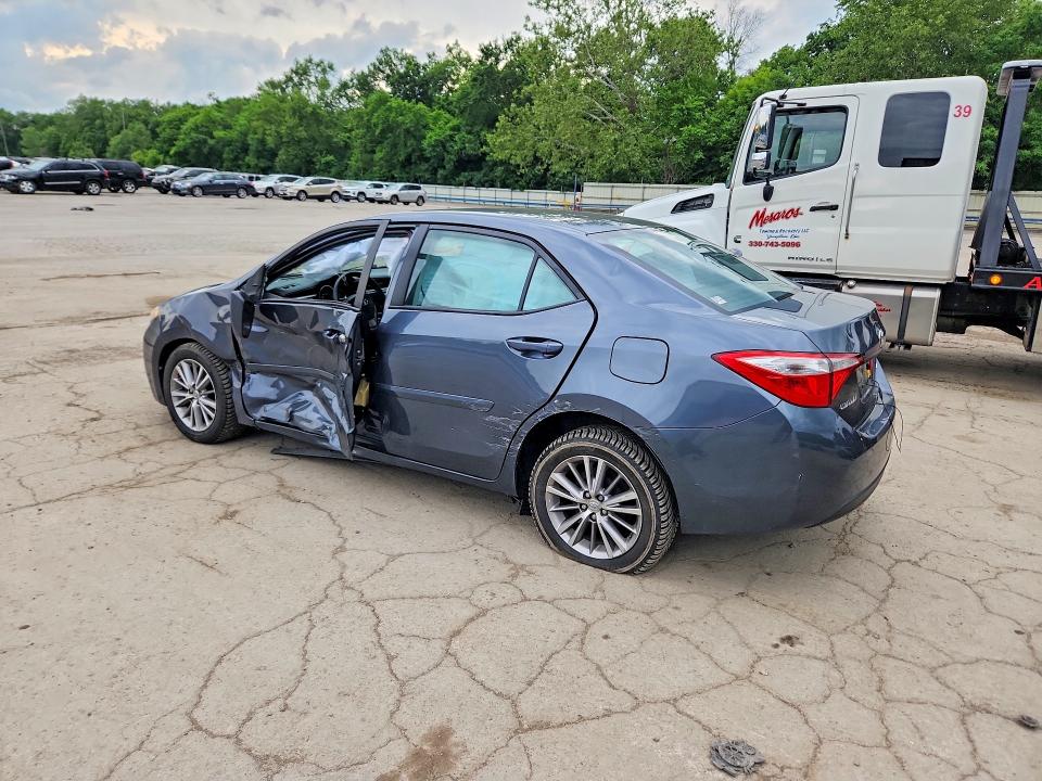 2014 Toyota Corolla VIN 2T1BURHEXEC202567 COPART salvage auction — FRONT END, Pa - Certificate Of Salvage, sold $2,900 on 2026-07-02 (photo 2)