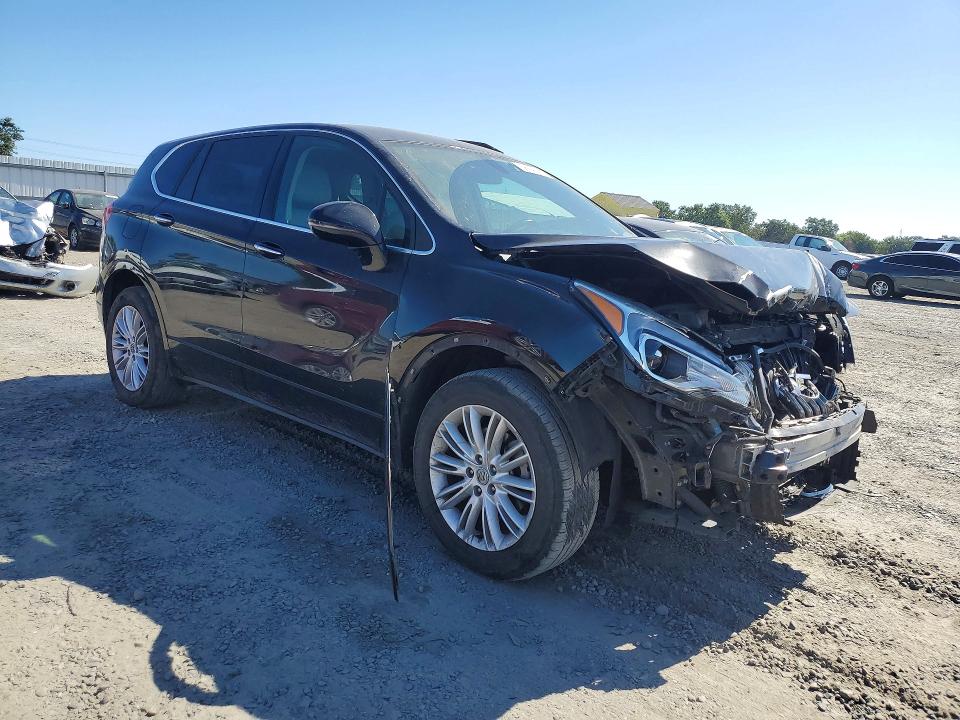 2017 Buick Envision VIN LRBFXASA0HD127805 COPART salvage auction — FRONT END, Ca - Salvage Certificate, sold $350 on 2026-07-09 (photo 4)