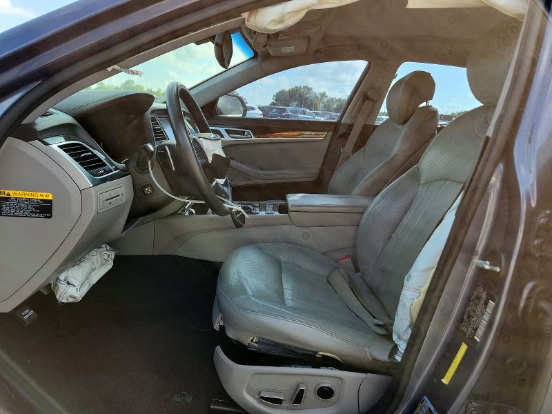 2015 Hyundai Genesis VIN KMHGN4JEXFU073746 COPART salvage auction — FRONT END, Fl - Cert Of Title Slvg Rebuildable, sold $1,850 on 2026-07-09 (photo 7)