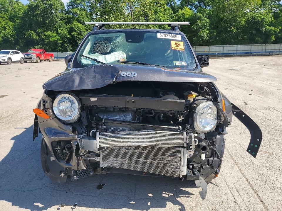 2021 Jeep Renegade VIN ZACNJDBB5MPM56243 COPART salvage auction — FRONT END, Pa - Certificate Of Salvage, sold $1,200 on 2026-08-13 (photo 5)