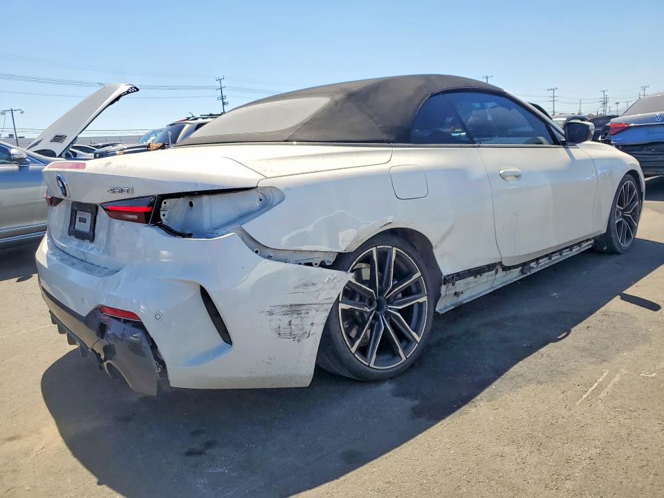 2021 BMW VIN WBA23AT08MCG80333 COPART salvage auction — SIDE, CA - SALVAGE CERTIFICATE, sold $15,000 on 2026-08-10 (photo 3)