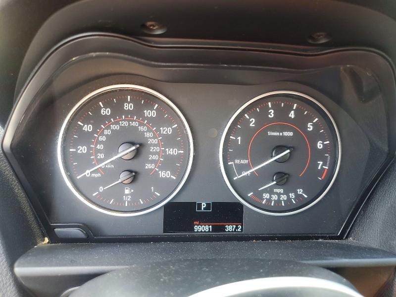 2015 BMW 2er VIN WBA1F5C53FV257492 COPART salvage auction — WATER/FLOOD, Ga - Cert Of Title-Flood Salvage, sold $1,550 on 2026-07-09 (photo 9)