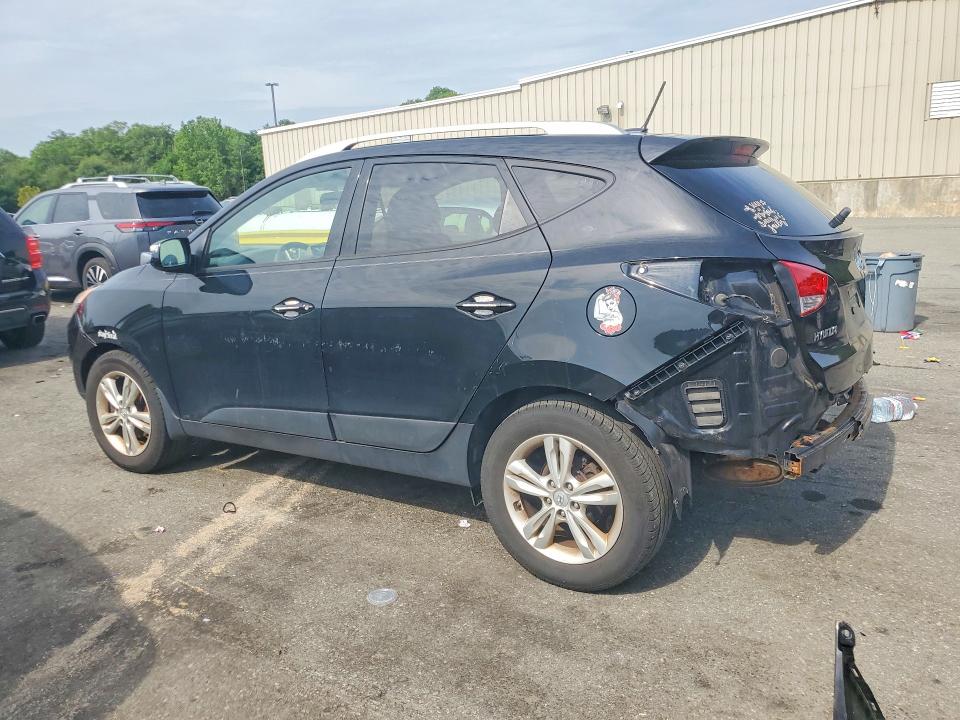 2013 Hyundai Tucson VIN KM8JU3AC1DU567993 COPART salvage auction — REAR END, Ri - Salvage Certificate Of Title, sold $900 on 2026-07-14 (photo 2)