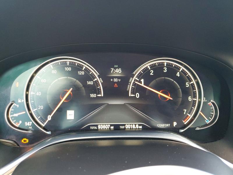 2016 BMW 7er VIN WBA7F2C5XGG420864 COPART salvage auction — MINOR DENT/SCRATCHES, Salvage Title, sold $7,900 on 2026-08-19 (photo 9)