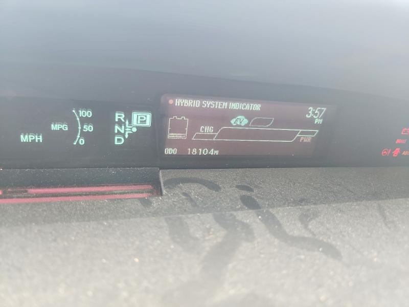 2014 Toyota Prius VIN JTDKN3DU3E1754004 COPART salvage auction — FRONT END, Va - Cert Of Title - Salvage, sold $4,100 on 2026-07-08 (photo 9)
