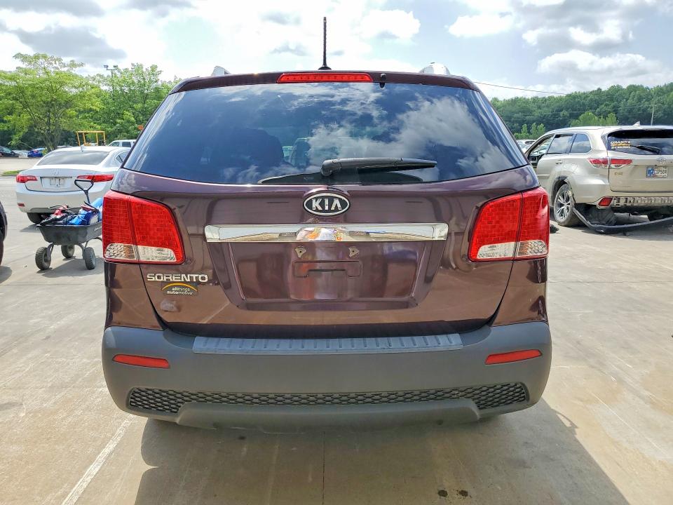 2012 Kia Sorento VIN 5XYKTDA28CG262161 COPART salvage auction — FRONT END, Ky - Cert Of Title-Salvage, sold $1,600 on 2026-07-30 (photo 6)