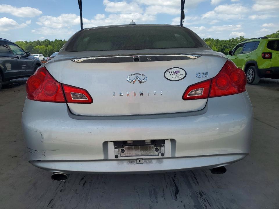 2012 Infiniti G VIN JN1DV6AP1CM810769 COPART salvage auction — FRONT END, GA - CERT OF TITLE-SALVAGE, sold $250 on 2026-07-23 (photo 6)
