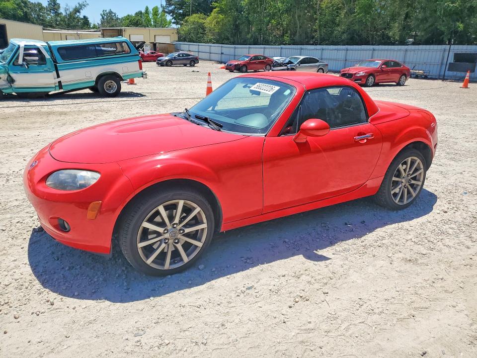 2008 Mazda Mx-5 VIN JM1NC26F880149644 COPART salvage auction — REAR END, NC - SALVAGE CERTIFICATE OF TITLE, sold $1,350 on 2026-07-31 (photo 1)
