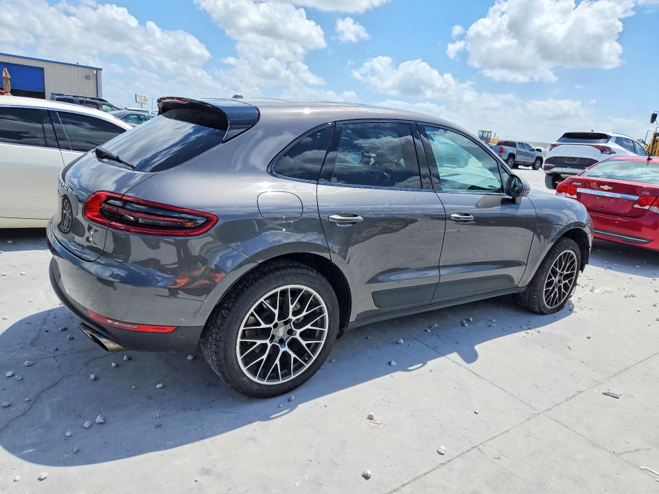 2015 Porsche Macan VIN WP1AB2A58FLB68012 COPART salvage auction — FRONT END, Tx - Salvage Vehicle Title, sold $6,200 on 2026-07-10 (photo 3)