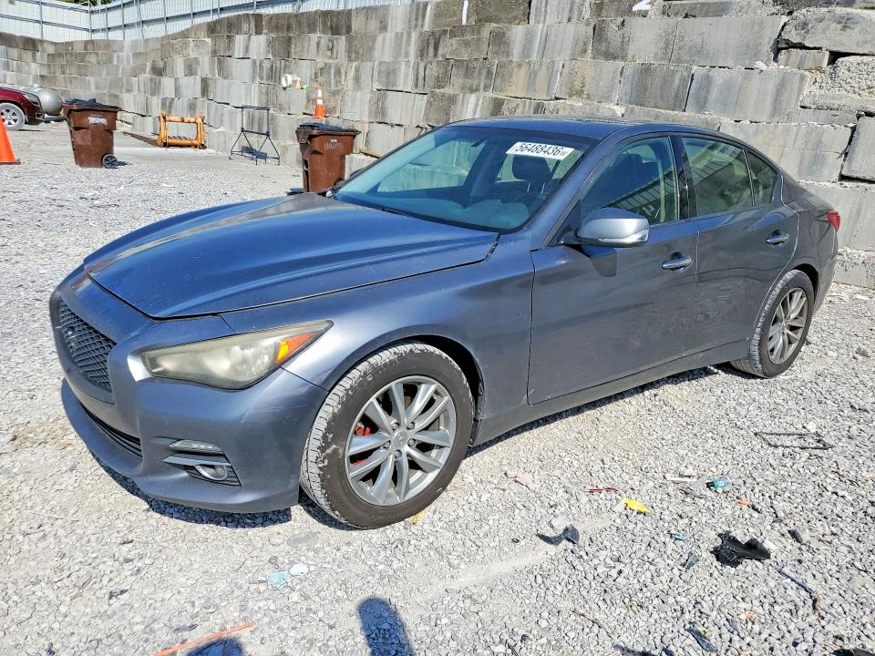2015 Infiniti Q50 VIN JN1BV7AR2FM403174 COPART salvage auction — MINOR DENT/SCRATCHES, Oh - Cert Of Title-Rebuilt Salvage, sold $1,300 on 2026-07-10 (photo 1)