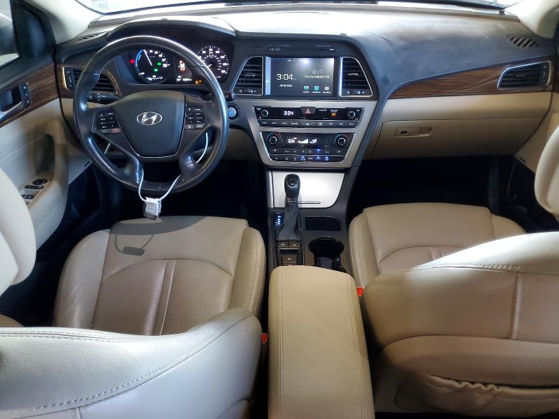 2016 Hyundai Sonata hybrid VIN KMHE34L10GA012447 COPART salvage auction — FRONT END, CA - SALVAGE CERTIFICATE, sold $1,800 on 2026-07-02 (photo 8)