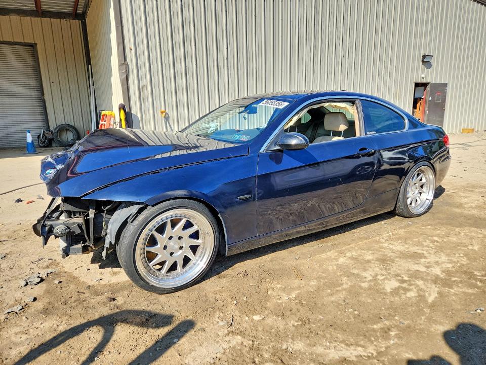 2008 BMW 3 series VIN WBAWB73508P040566 COPART salvage auction — FRONT END, Pa - Certificate Of Salvage, sold $325 on 2026-07-07 (photo 1)
