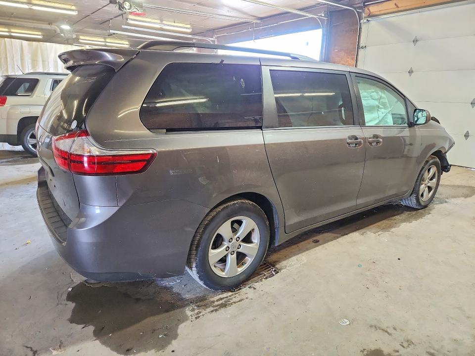 2016 Toyota Sienna VIN 5TDKK3DC7GS727538 COPART salvage auction — FRONT END, Pa - Certificate Of Salvage, sold $2,350 on 2026-07-16 (photo 3)
