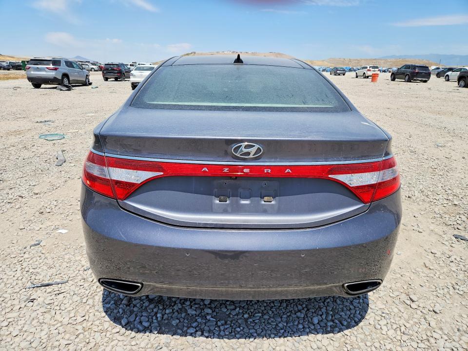 2013 Hyundai Azera VIN KMHFH4JG7DA321647 COPART salvage auction — MECHANICAL, Ut - Certificate Of Title, sold $725 on 2026-07-02 (photo 6)