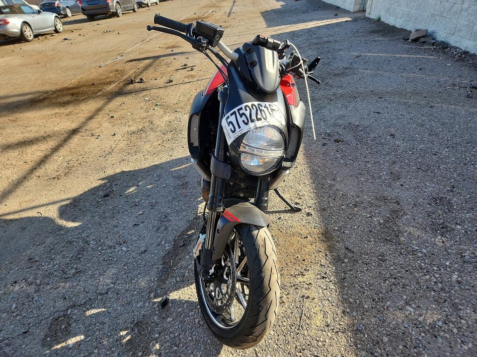 2012 Ducati Diavel VIN ZDM13BLW2CB009349 COPART salvage auction — WATER/FLOOD, Nm - Cert Of Title-Salvage, sold $350 on 2026-07-30 (photo 2)