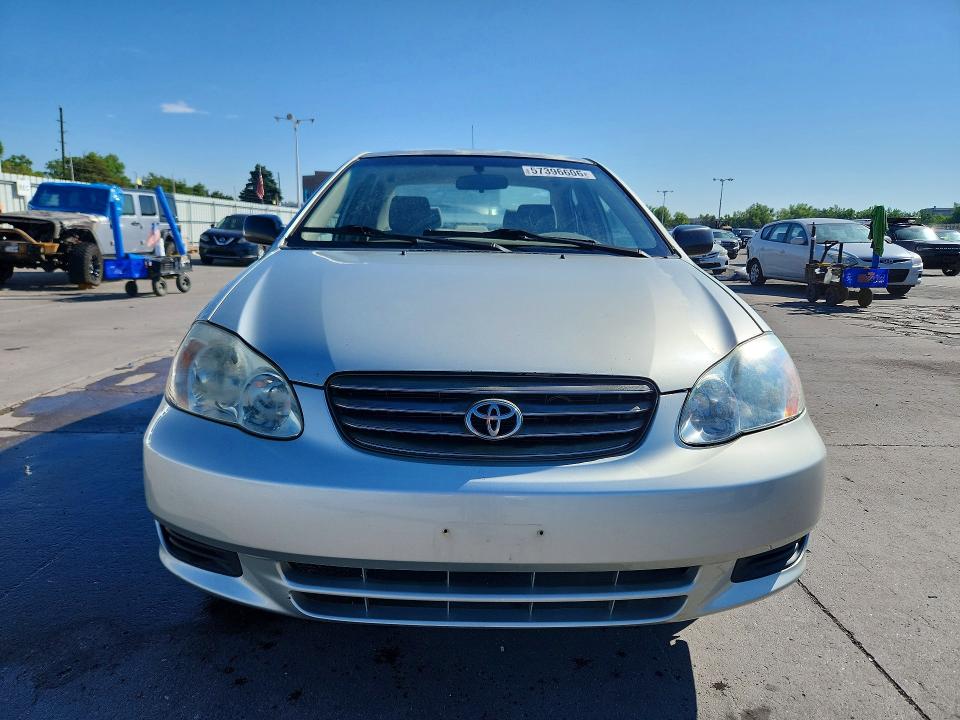 2003 Toyota Corolla VIN JTDBR32E832015587 COPART salvage auction — REAR END, Co - Salvage Title, sold $650 on 2026-07-08 (photo 5)