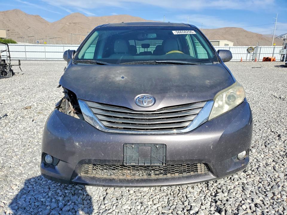 2011 Toyota Sienna VIN 5TDYK3DC9BS020556 COPART salvage auction — FRONT END, Nv - Salvage Title, sold $1,600 on 2026-07-15 (photo 5)